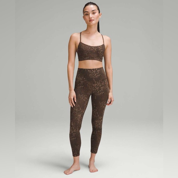 lululemon athletica Pants - Lululemon Align High-Rise Pant 25" Lined Truleopard MAX Brown Multi